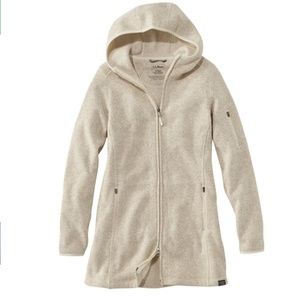 L.L.Bean Sweater Fleece Coat in Sailcloth